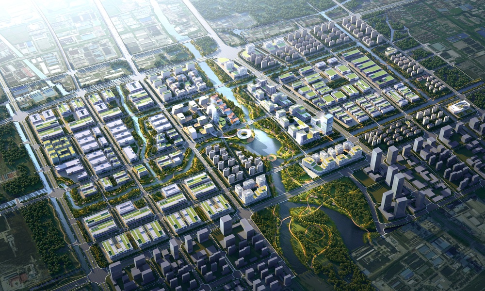 长三角一体化上海青浦工业园