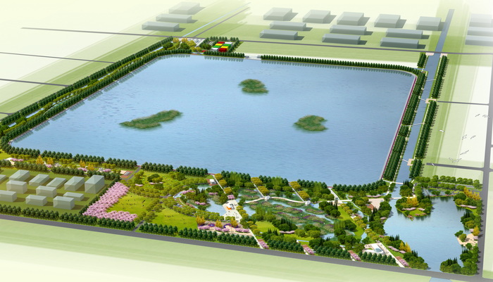 东营市羊栏河水库区域景观方案设计