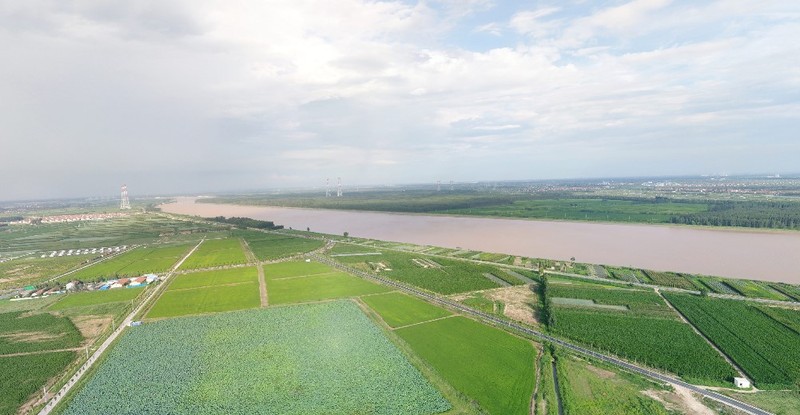 北宋镇乡村振兴示范区黄河风光